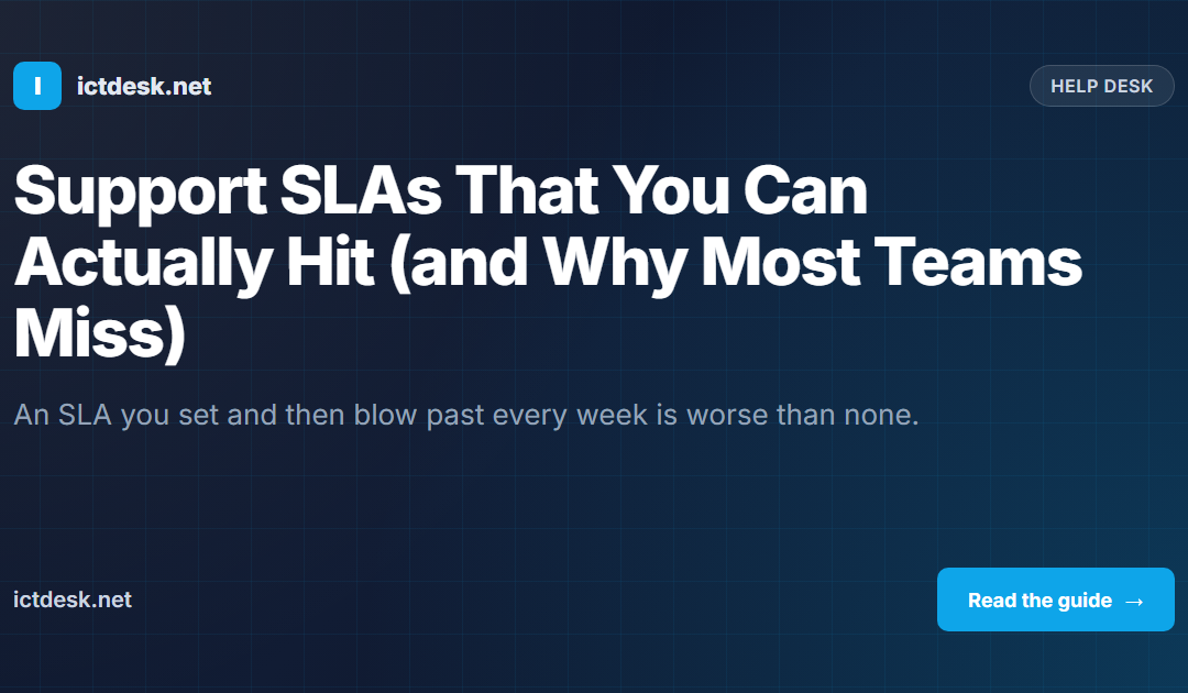 Support SLAs That You Can Actually Hit (and Why Most Teams Miss)